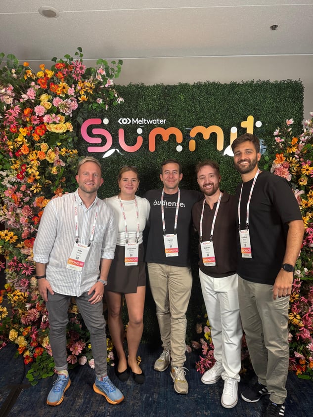 Audiense blog - pic - Audiense team at Meltwater Summit 2025