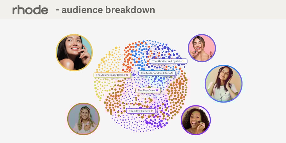 Audiense blog - image - Rhode audience breakdown - Audiense Insights