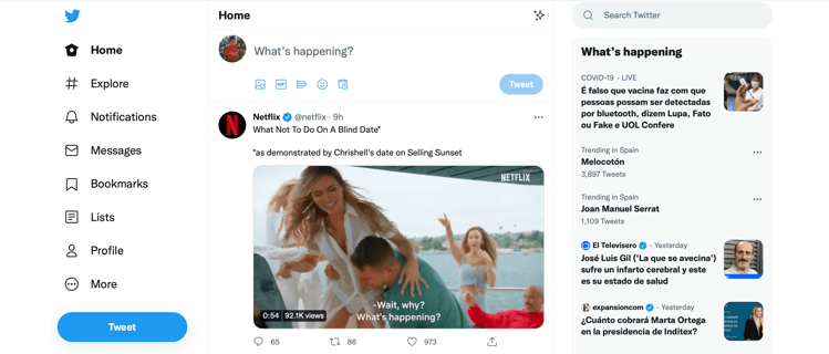 Audiense blog - Twitter search bar