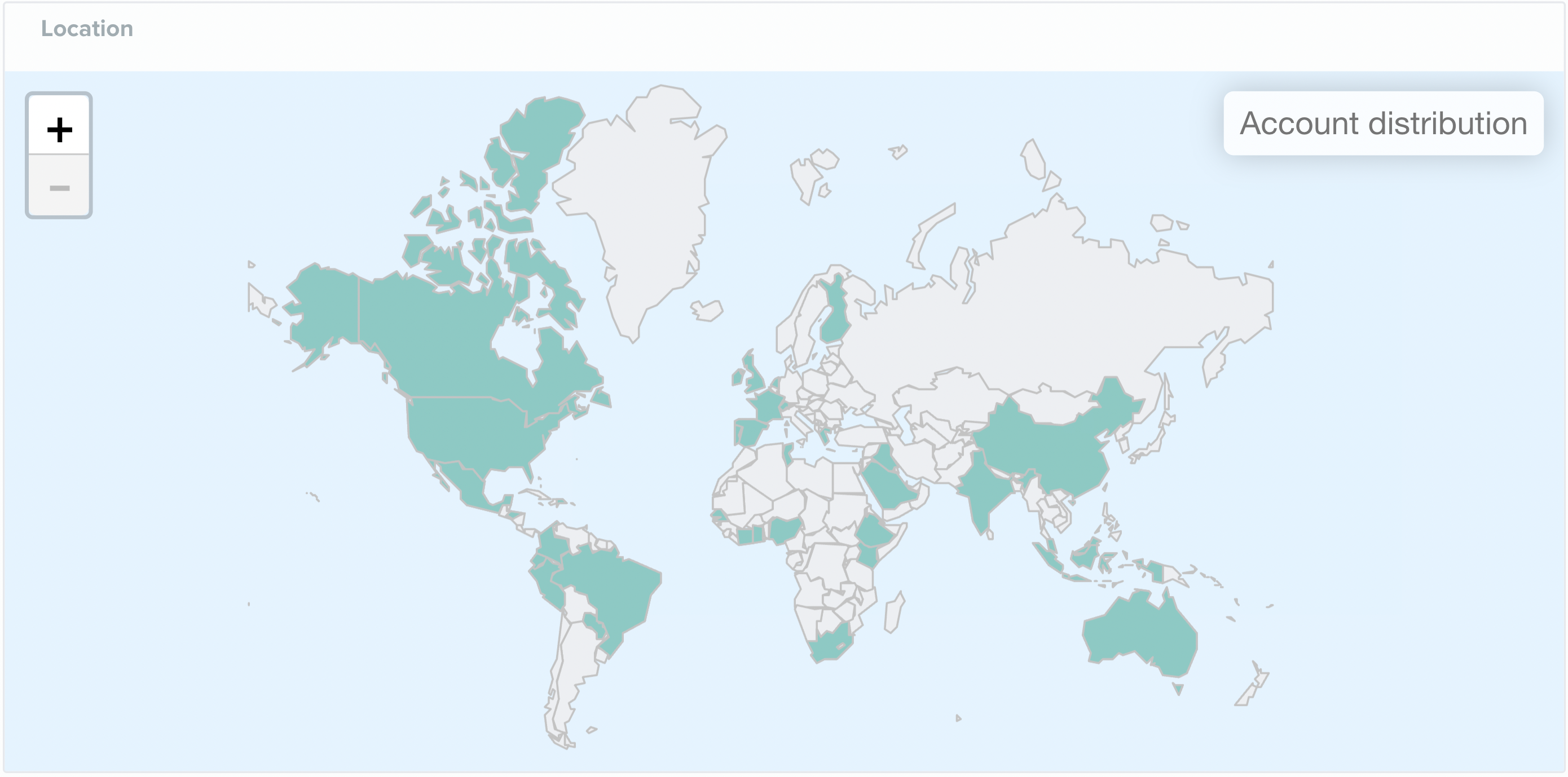 Audiense blog - Location map