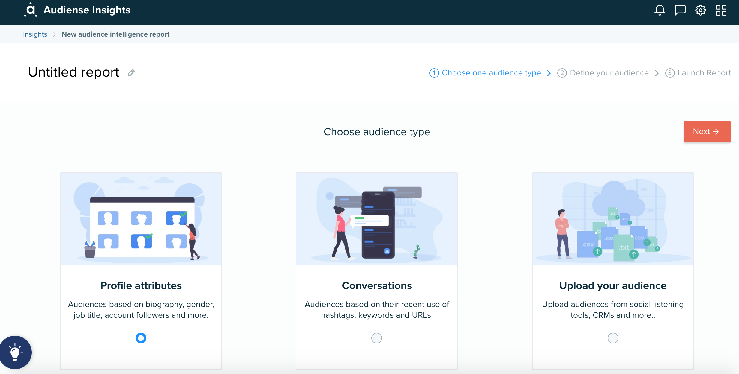 Audiense blog - Choose audience type - Audiense Insights