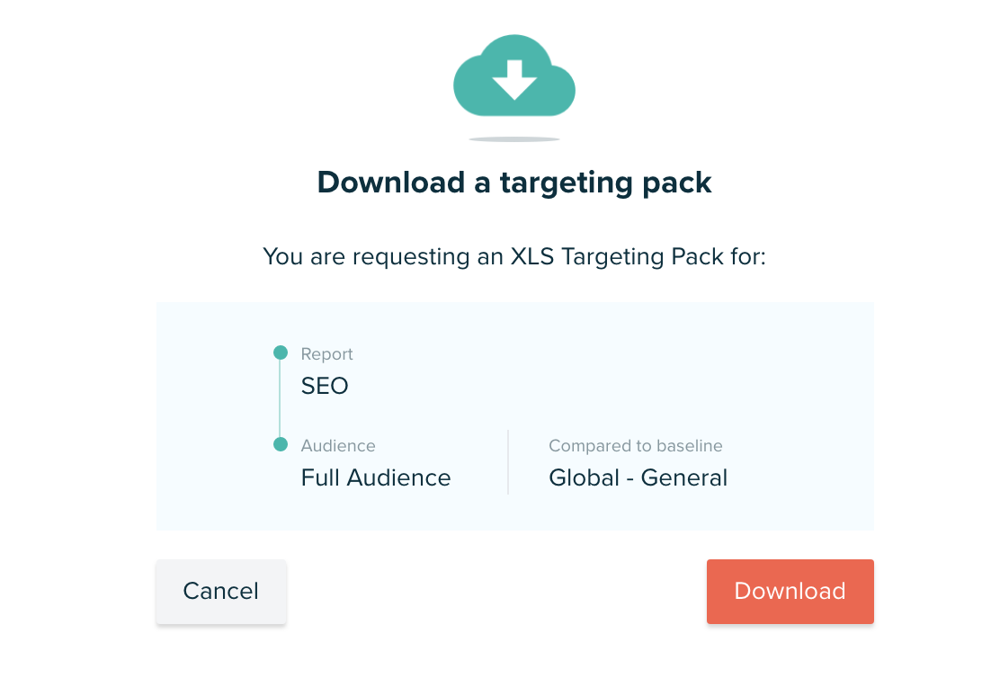 Audiense blog - DOWNLOAD TARGETING PACK