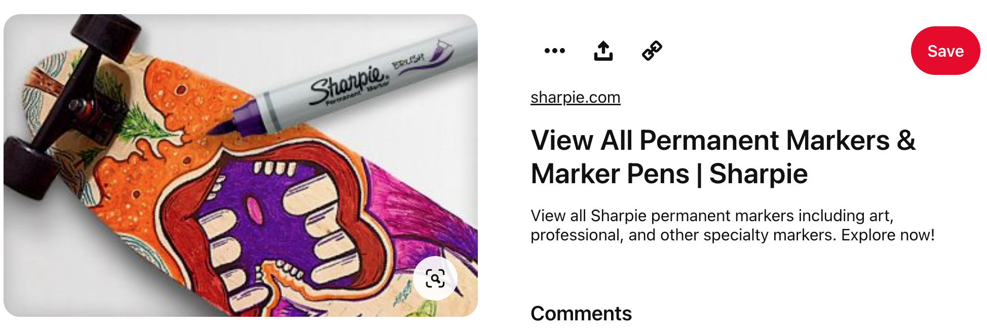 Audiense blog - Sharpie's post Pinterest