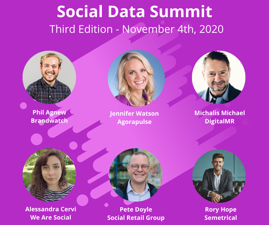 Speakers at Social Data Summit 3rd edition