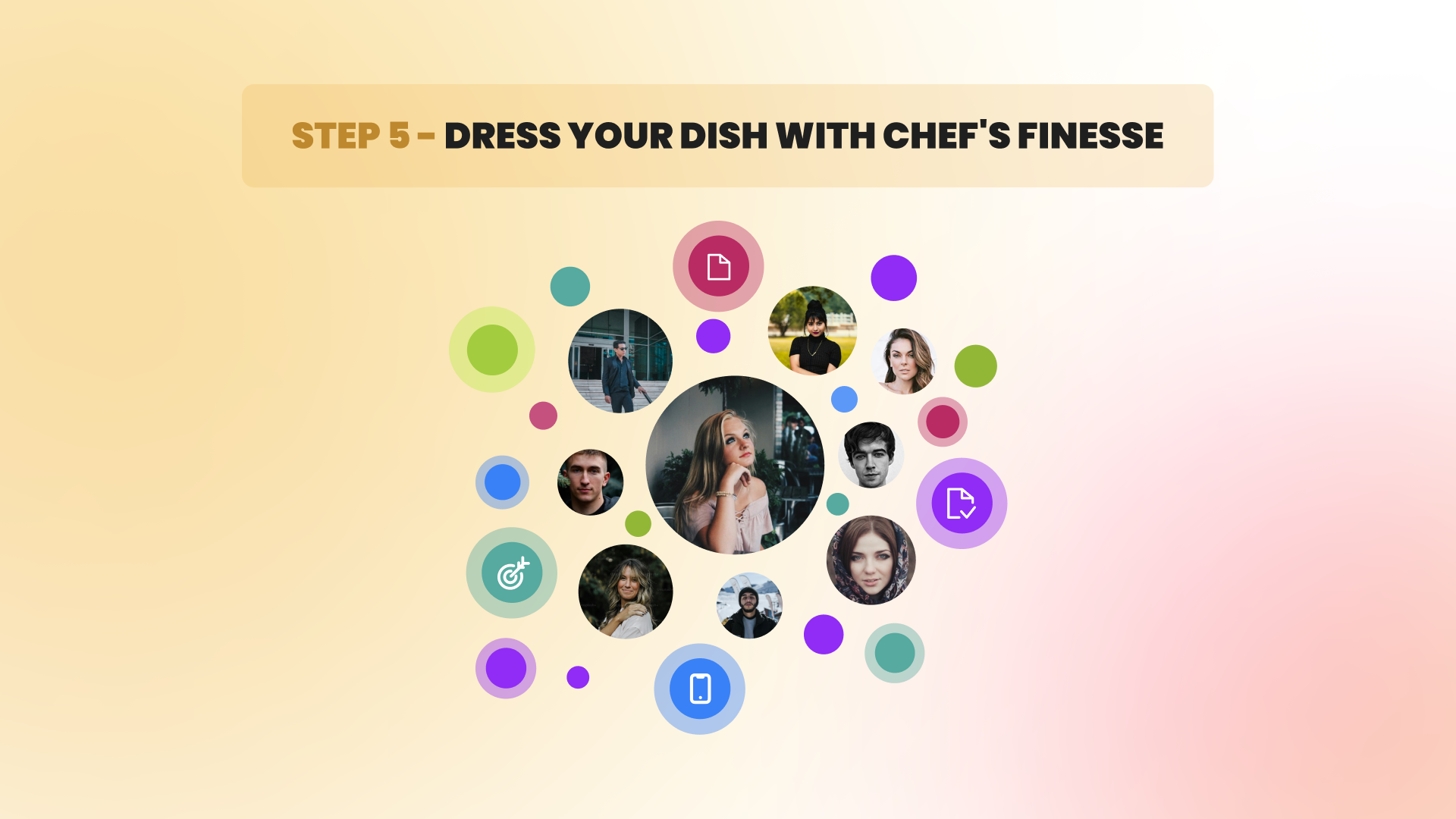 Image - infographic Step 5: Dress your dish with chef's finesse