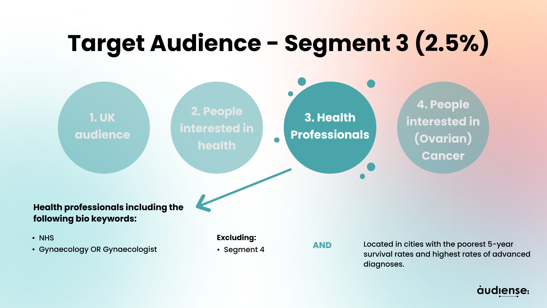 Audiense blog - Self-identified health professionals