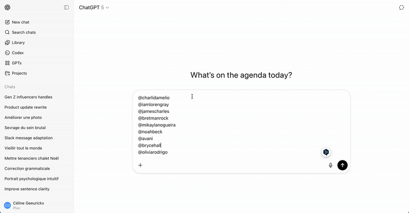 Audiense blog - Gif explaining how to capture demand with handles