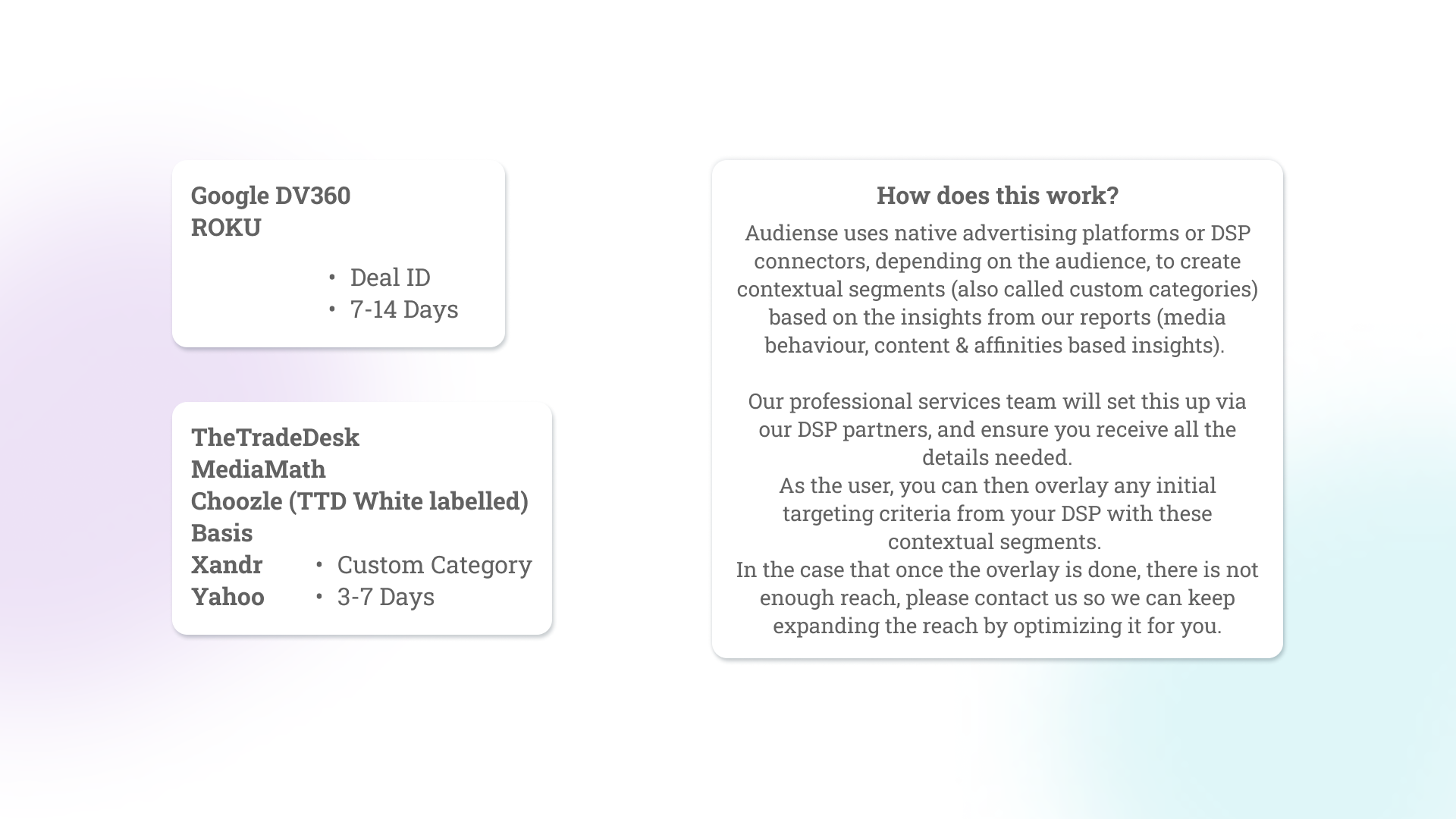 Audiense blog - Audiense Insights DSP integration