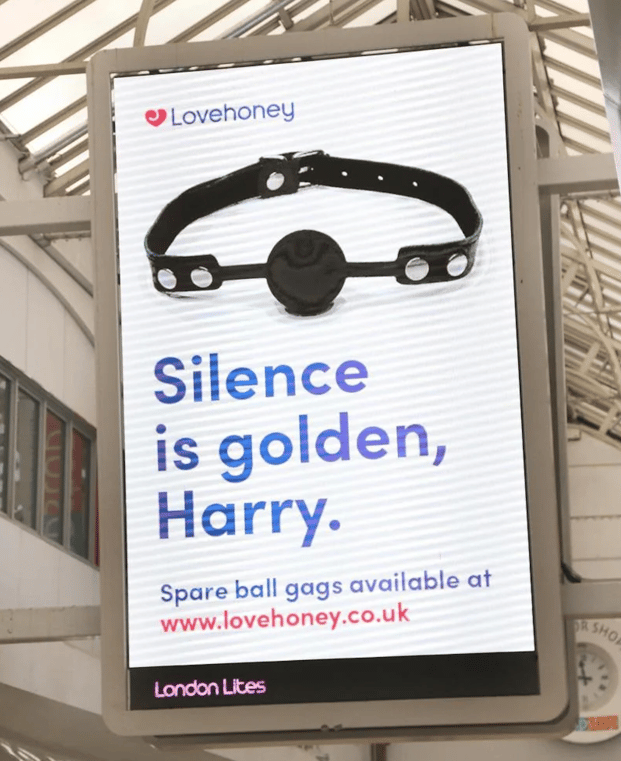 Audiense blog - image - UK Lovehoney ad