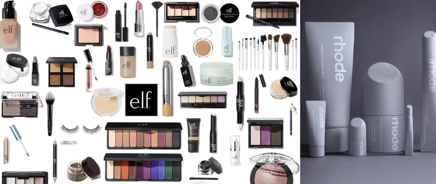 Audiense blog - image - e.l.f and Rhode products
