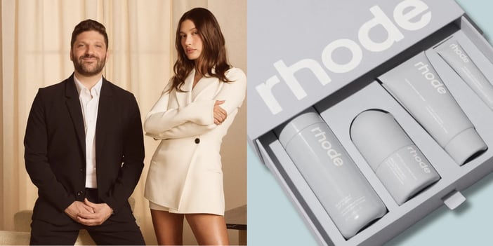 Audiense blog - image -  Hailey Bieber & Michael Ratner