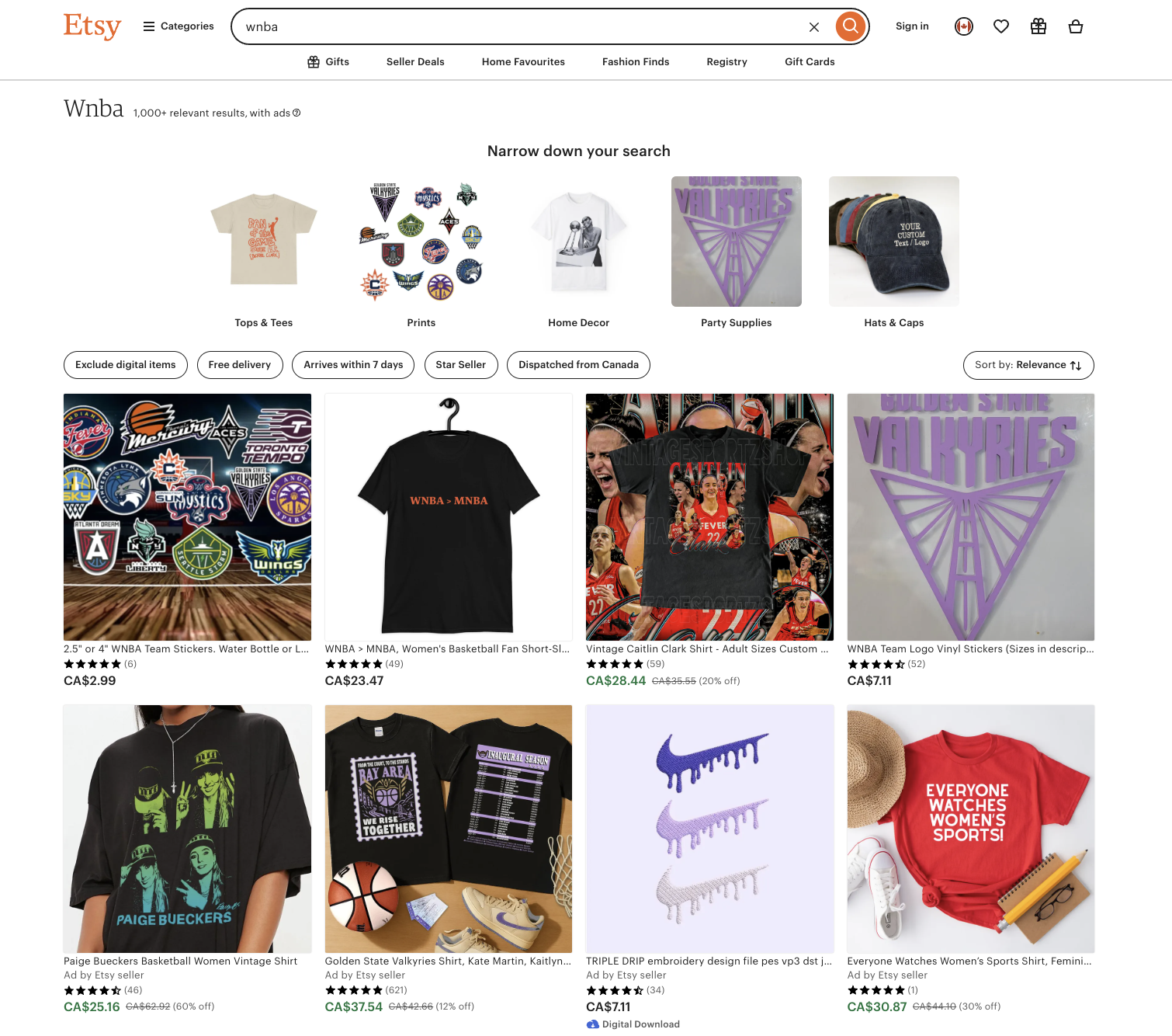Audiense blog - image - Etsy website