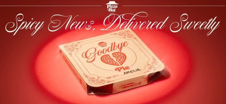 Audiense blog - image - Pizza Hut - Goodbye Pies campaign