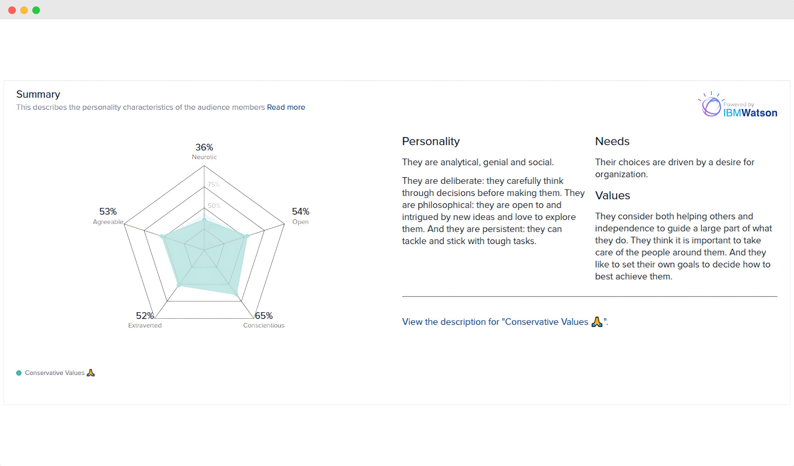 Audiense blog - image - personality insights