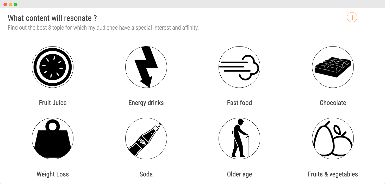 Audiense blog - image - Soprism dashboard - insights on content that resonates