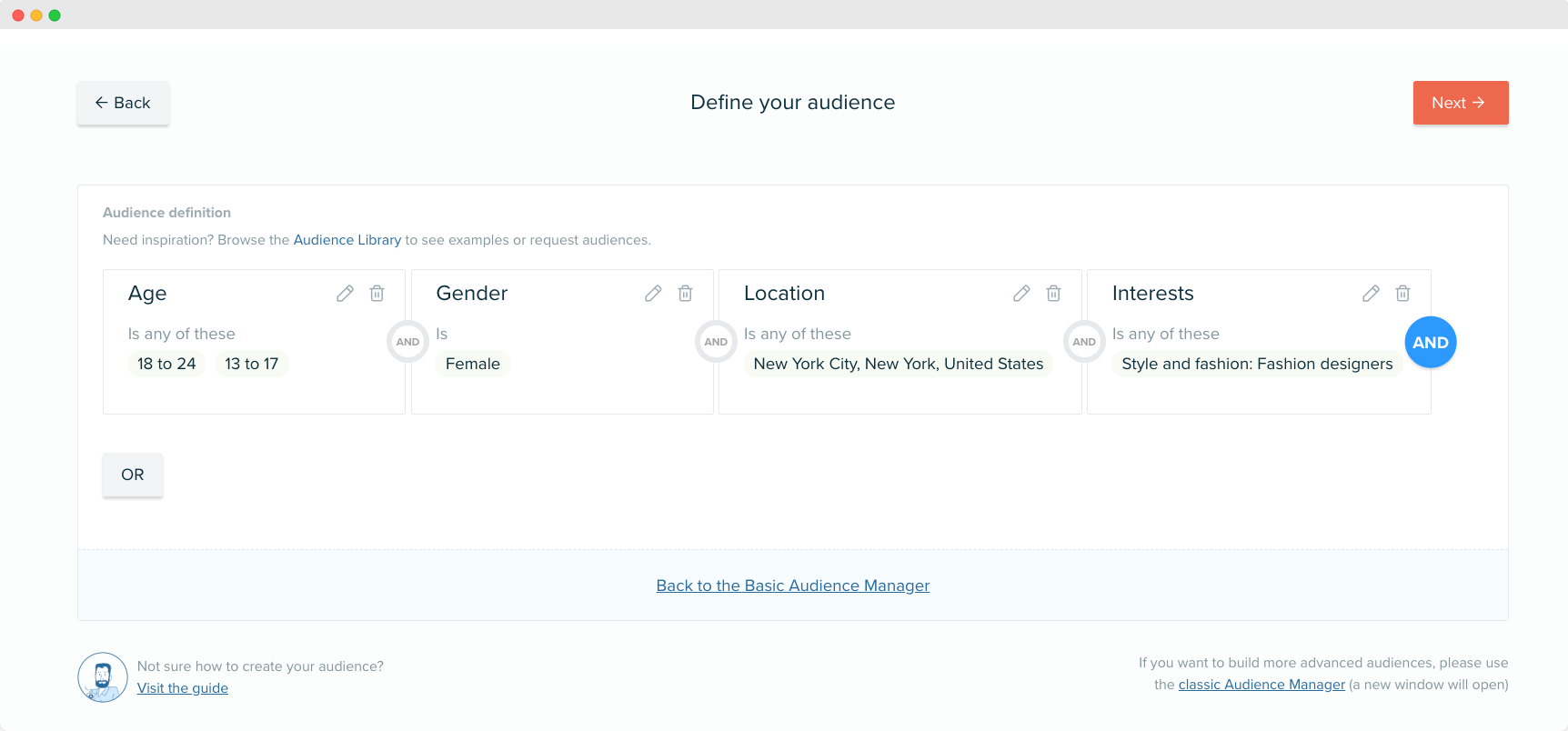 Audiense blog - image - Audiense lets you segment by Demographics & interests: Target Gen Z females in NYC who are fashion lovers 